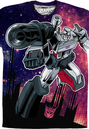 Sublimation Galaxy Megatron Transformers Shirt