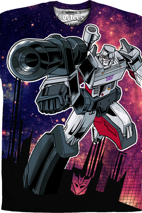 Sublimation Galaxy Megatron Transformers Shirtmain product image