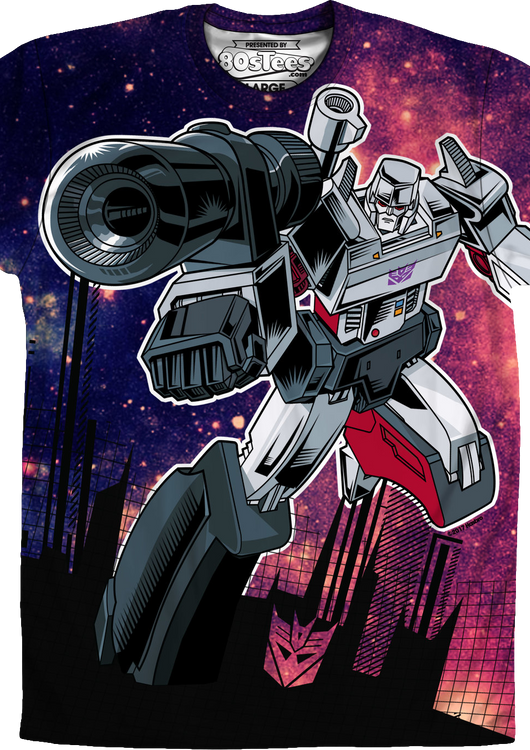 Sublimation Galaxy Megatron Transformers Shirt - main product image