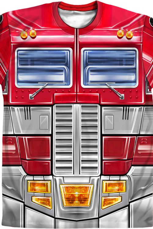 Sublimation Optimus Prime Costume T-Shirtmain product image