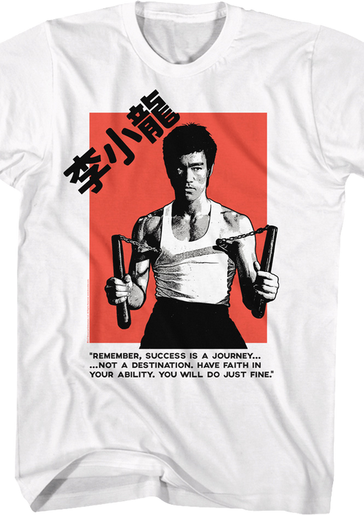 Success Is A Journey Bruce Lee T-Shirt - main product image