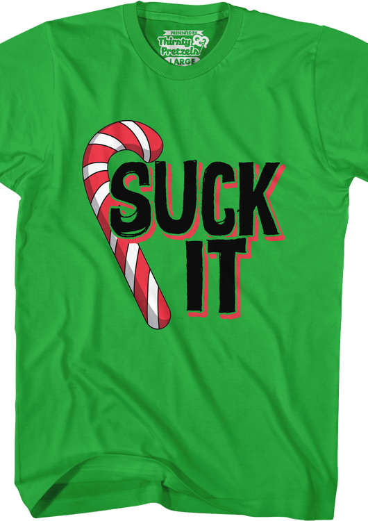 Suck It Candy Cane T-Shirt - main product image