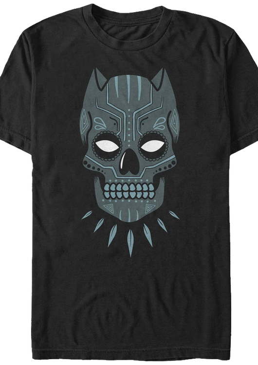 Sugar Skull Black Panther T-Shirt - main product image