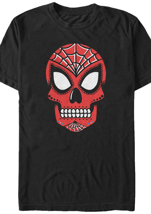 Sugar Skull Spider-Man T-Shirt - main product image