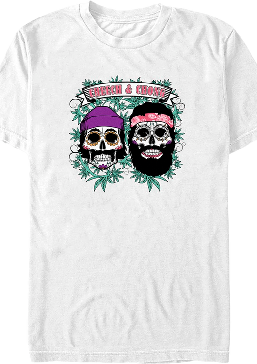 Sugar Skulls Cheech and Chong T-Shirt - main product image