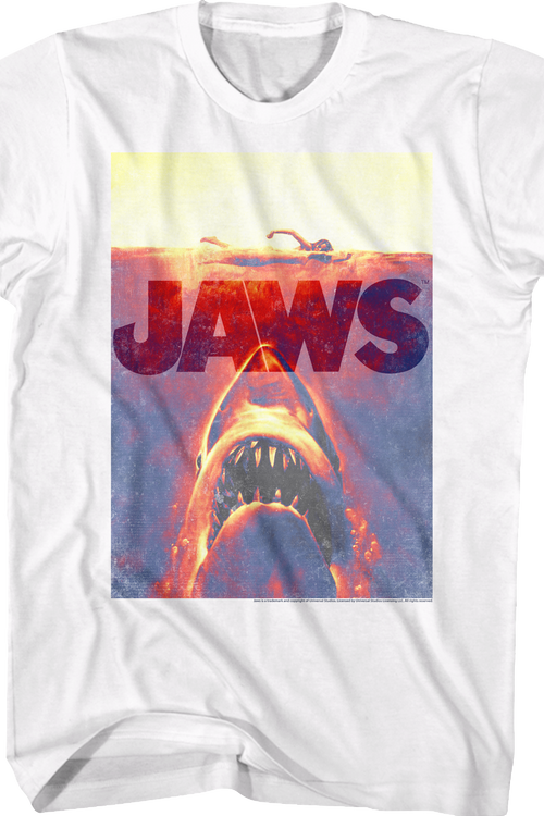 Sunburned Poster Jaws T-Shirtmain product image