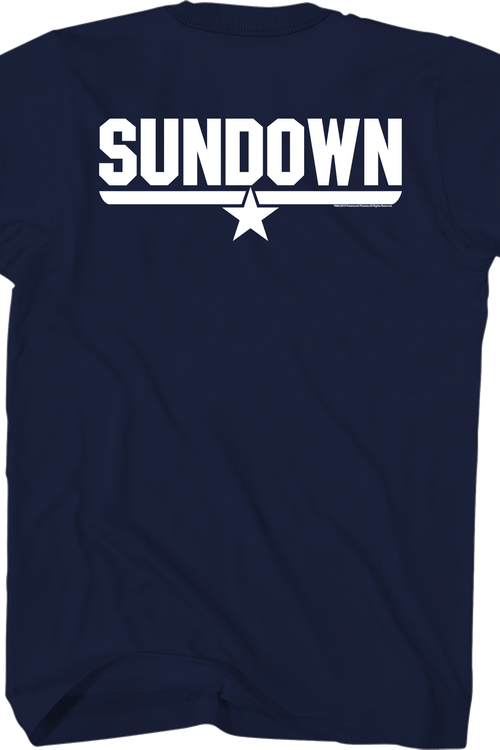 Sundown Name Top Gun T-Shirtmain product image