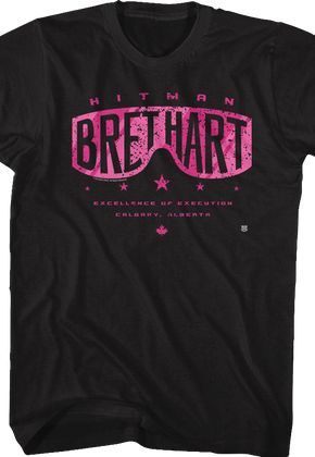Sunglasses Bret Hitman Hart T-Shirt