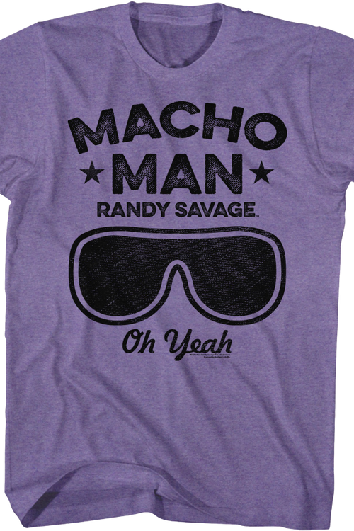 Sunglasses Macho Man Randy Savage T-Shirtmain product image