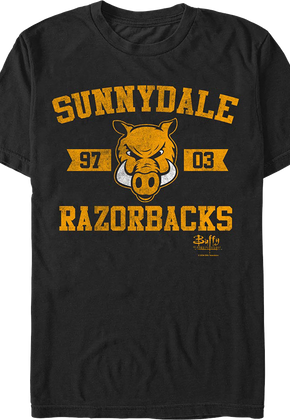 Sunnydale Razorbacks Buffy The Vampire Slayer T-Shirt