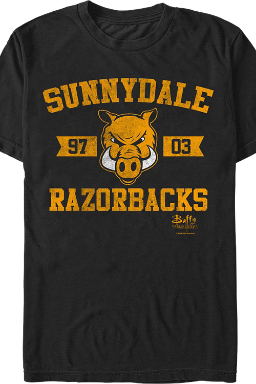 Sunnydale Razorbacks Buffy The Vampire Slayer T-Shirtmain product image