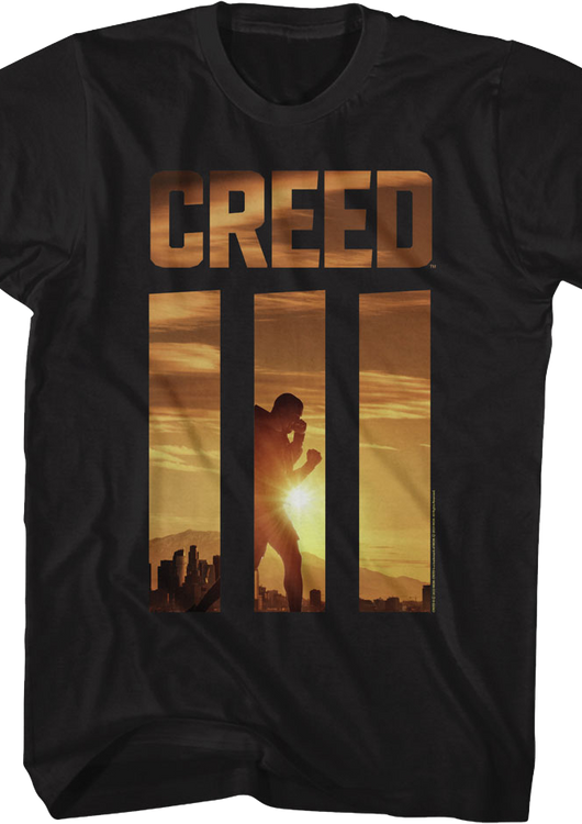 Sunrise Training Creed III T-Shirt - main product image