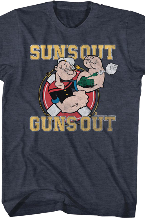 Sun's Out Guns Out Popeye T-Shirt - main product image