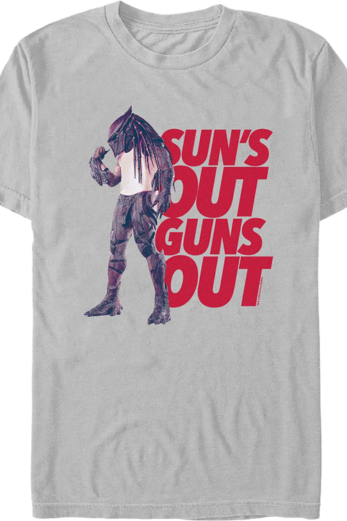 Sun's Out Guns Out Predator T-Shirtmain product image