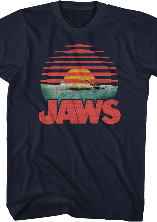 Sunset Blinds Jaws T-Shirt - main product image