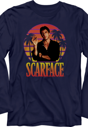 Sunset Scarface Long Sleeve Shirt