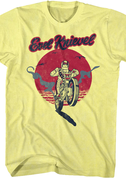 Sunset Stunt Evel Knievel T-Shirt - main product image