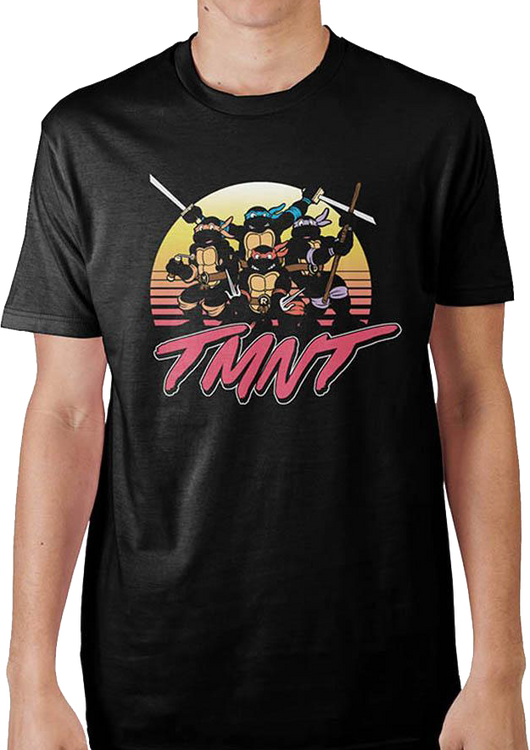 Sunset Teenage Mutant Ninja Turtles T-Shirt - main product image
