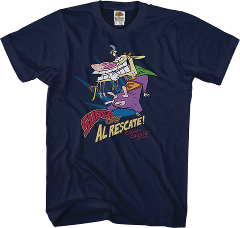 Cow And Chicken Shirts