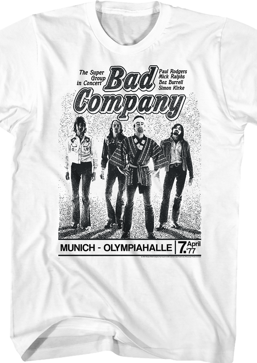 Super Group in Concert Bad Company T-Shirt - main product image