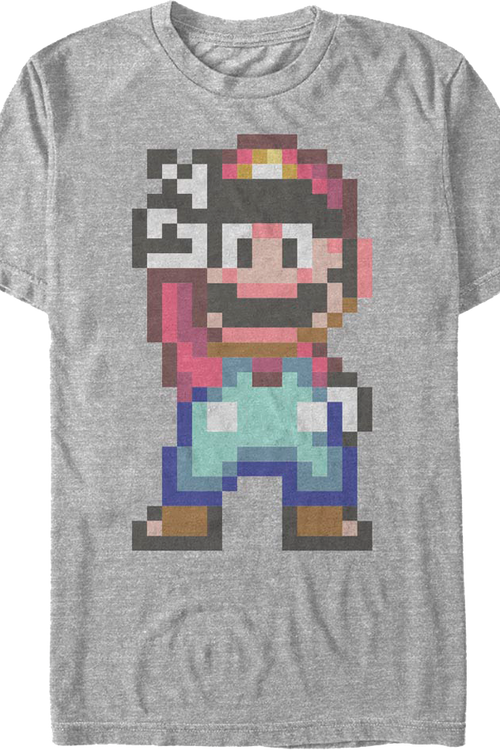 8-Bit Peace Super Mario Bros. Nintendo T-Shirtmain product image