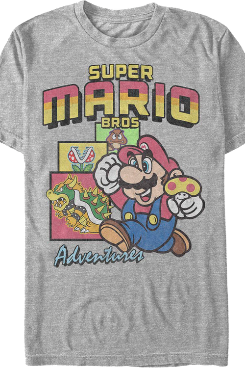 Super Mario Bros. Adventures Nintendo T-Shirtmain product image