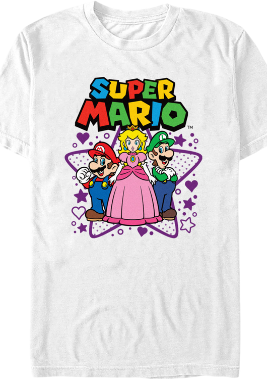 Super Mario Bros. Heroic Shapes Nintendo T-Shirt - main product image