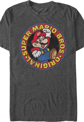 Super Mario Bros. Original Circle Nintendo T-Shirt
