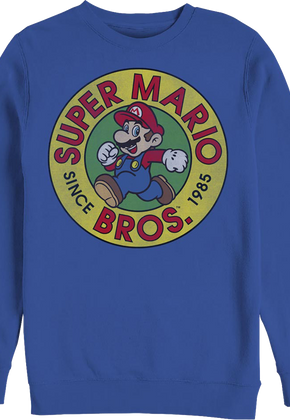 Super Mario Bros. Since 1985 Nintendo Sweatshirt