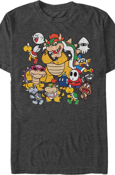 Super Mario Bros. Villains Nintendo T-Shirt