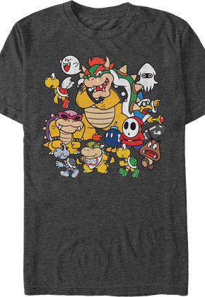 Super Mario Bros. Villains Nintendo T-Shirt