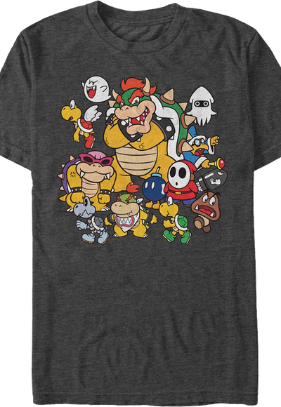 Super Mario Bros. Villains Nintendo T-Shirt