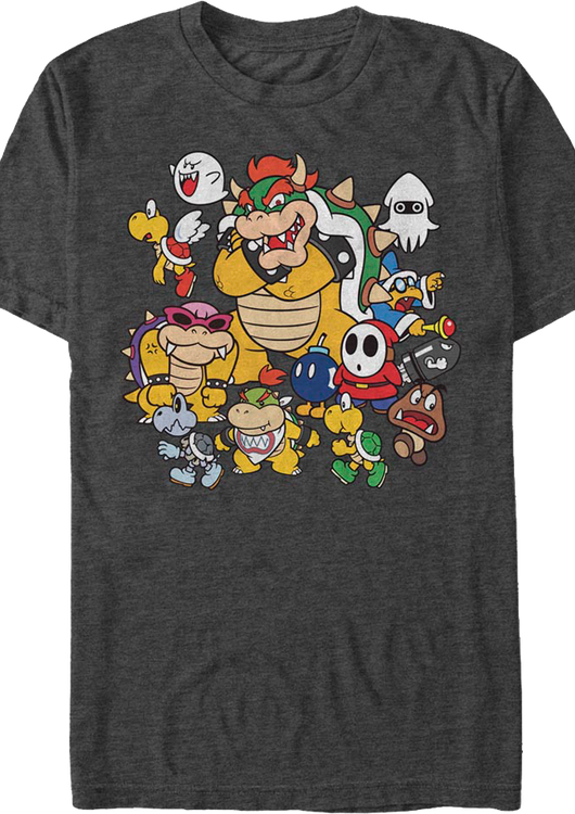Super Mario Bros. Villains Nintendo T-Shirt - main product image