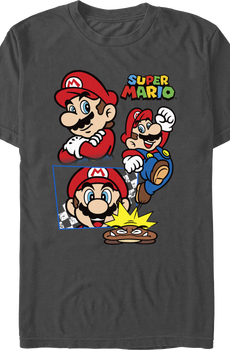 Super Mario Poses Collage Nintendo T-Shirt