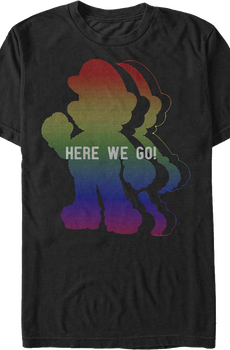 Super Mario Here We Go Nintendo T-Shirt