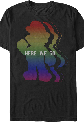 Super Mario Here We Go Nintendo T-Shirt