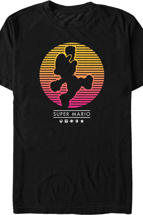 Super Mario Silhouette Nintendo T-Shirtmain product image