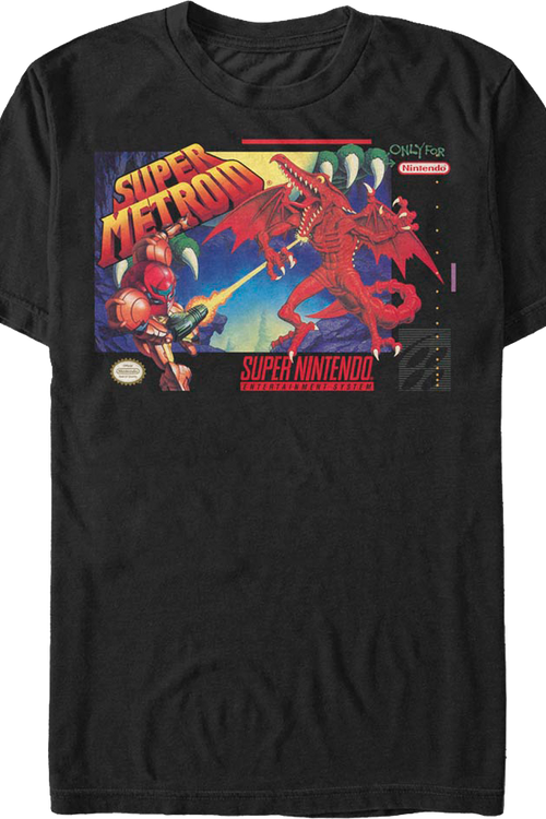 Super Metroid Cartridge Art Nintendo T-Shirtmain product image