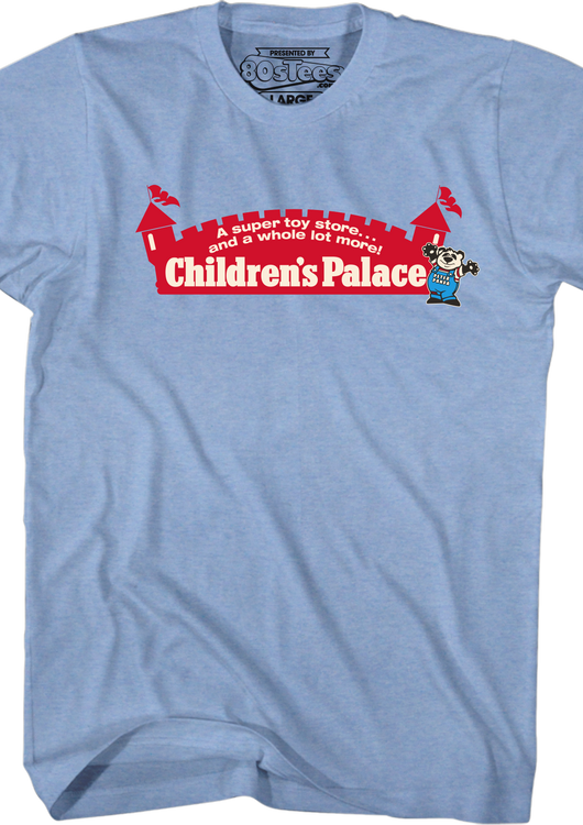 Super Toy Store Blue Children's Palace T-Shirt - main product image