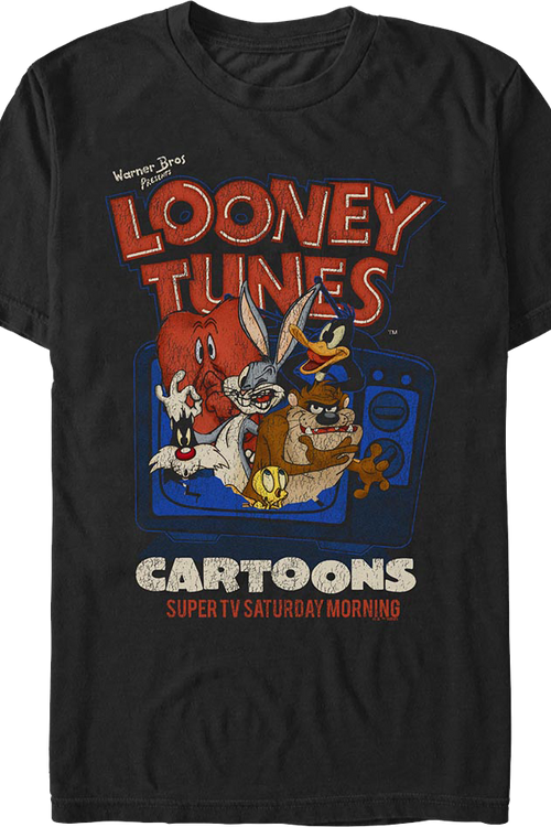 Super TV Saturday Morning Looney Tunes T-Shirt - main product image