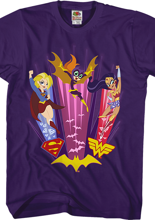Supergirl Batgirl Wonder Woman DC Super Hero Girls T-Shirt - main product image