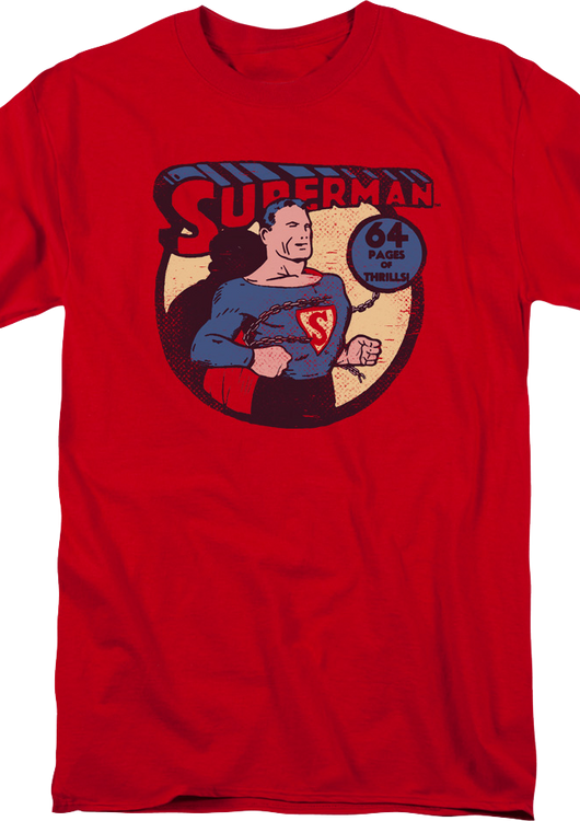Superman 64 Pages Of Thrills DC Comics T-Shirt - main product image