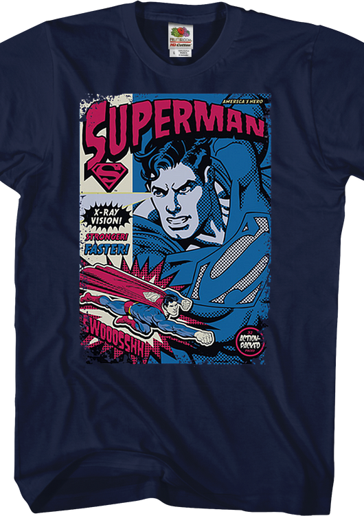 Superman Action-Packed DC Comics T-Shirt - main product image