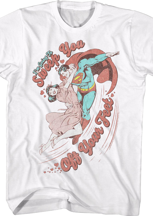 Superman I'll Sweep You Off Your Feet DC Comics T-Shirt - main product image