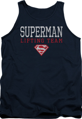 Superman Lifting Team DC Comics Tank Top