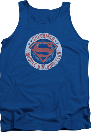 Superman Muscle Building Club Tank Top