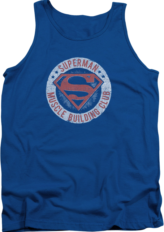 Superman Muscle Building Club Tank Top - main product image