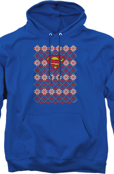 Superman Ugly Faux Knit DC Comics Hoodie