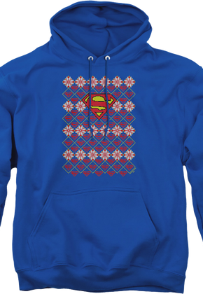 Superman Ugly Faux Knit DC Comics Hoodie