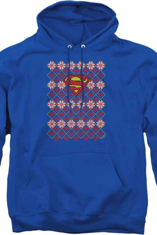 Superman Ugly Faux Knit DC Comics Hoodiemain product image